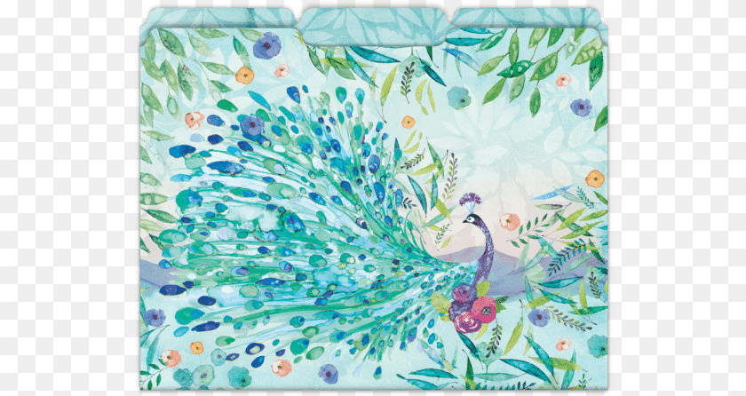 539x446 Pagoda Peacock File Folders Punch Studio Pagoda Peacock File Folders, Art, Painting, Modern Art Clipart PNG