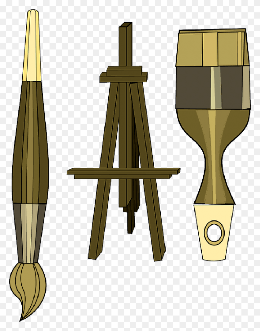 800x1036 Paint And Art Supplies Charms Painting, Lighting, Weapon, Weaponry HD PNG Download