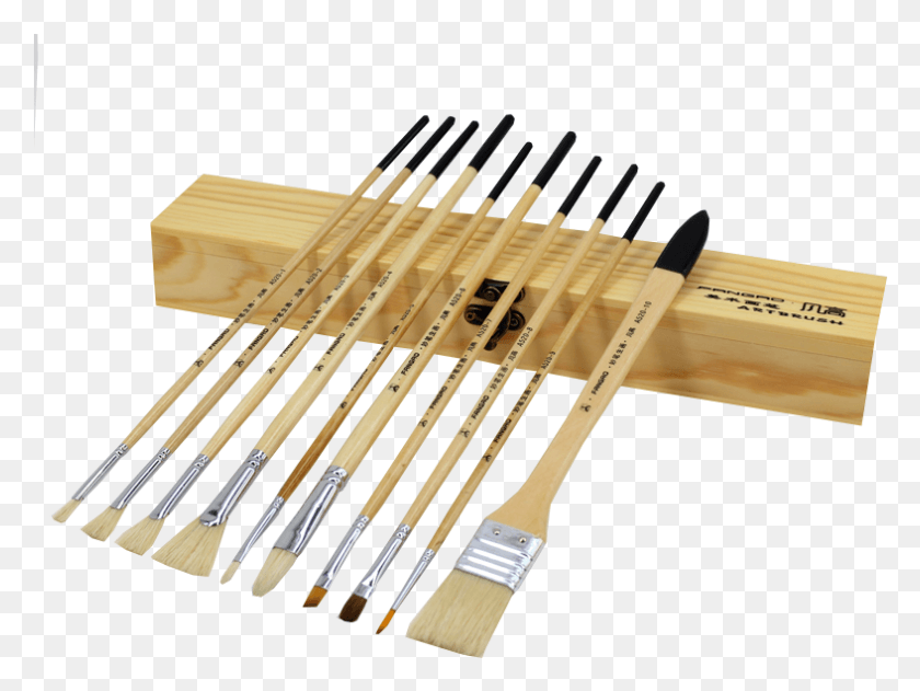 787x577 Paint Brush Box Wood, Arrow, Symbol, Brush HD PNG Download