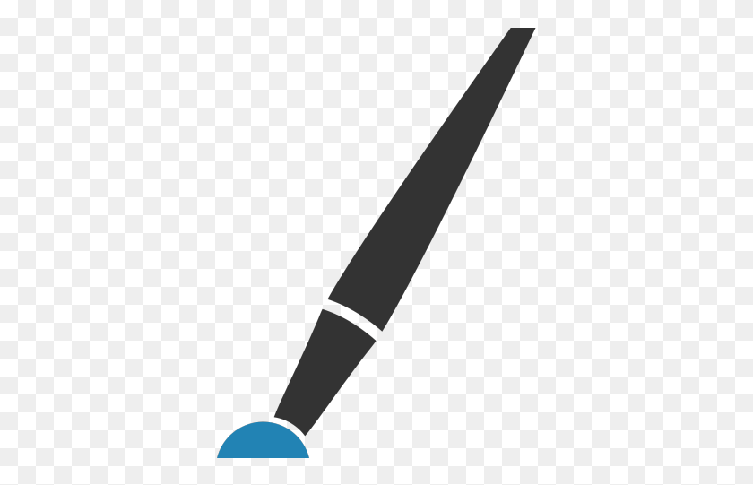 357x481 Paint Brush Clipart Icon Indoor Games And Sports, Crayon, Sword, Blade HD PNG Download