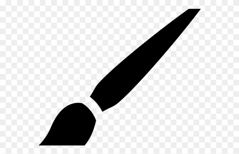 574x481 Paint Brush Clipart Icon Transparent Paint Brush Icon, Gray, World Of Warcraft HD PNG Download
