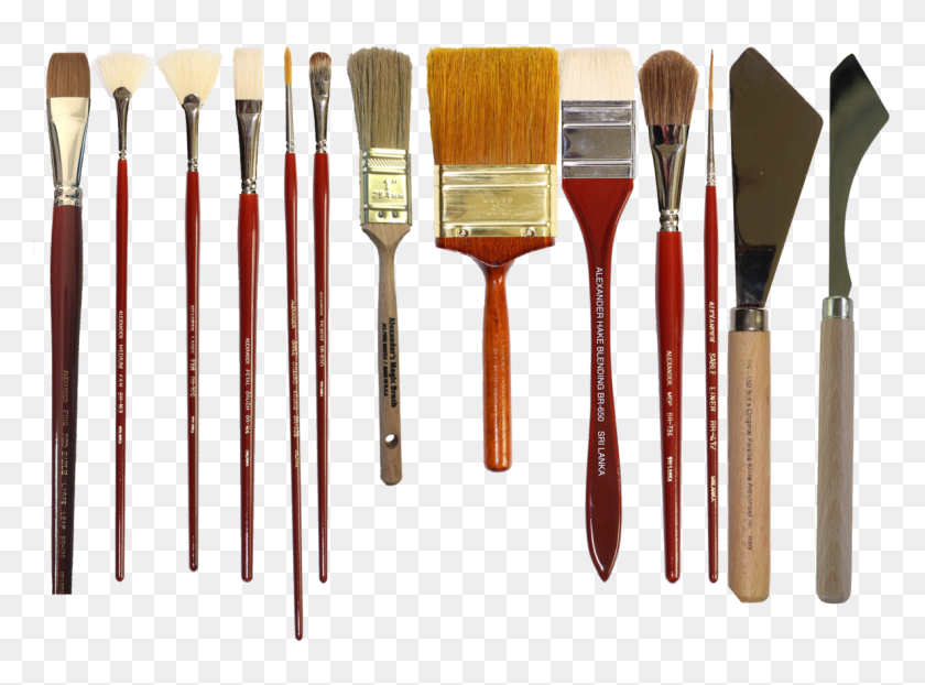 1186x855 Paint Brush Kit Paint Brush, Brush, Tool, Toothbrush HD PNG Download