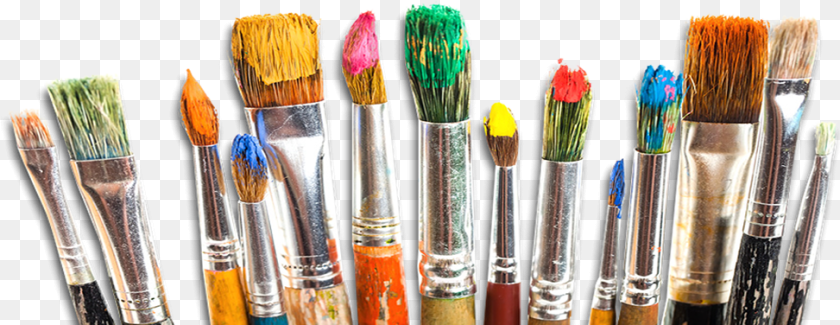 973x376 Paint Brushes And Paint, Brush, Device, Tool PNG