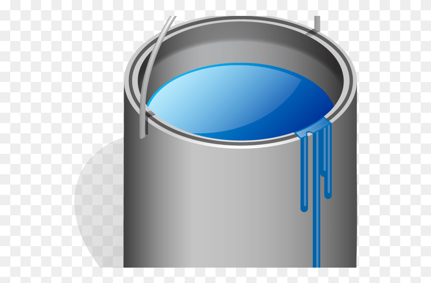 558x492 Paint Clipart Paint Bucket Pencil And In Color Paint Paint Can Transparent Background, Tin, Bucket HD PNG Download