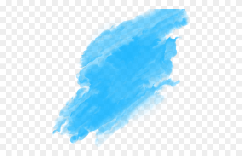 483x481 Paint Clipart Smudge Blue Brush Effect, Nature, Outdoors, Land HD PNG Download