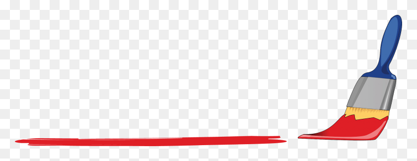1967x669 Paint Line Red Line Brush, White Board, Screen, Electronics HD PNG Download