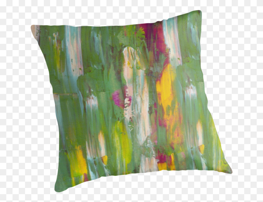 649x585 Paint Smear Throw Pillows By Odeode Redbubble Static Shock, Pillow, Cushion HD PNG Download