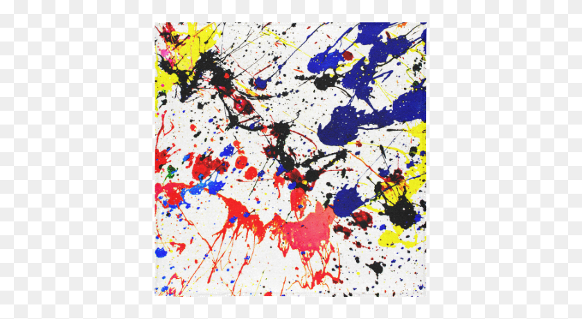 395x401 Paint Splatter Beanie, Modern Art, Rug HD PNG Download