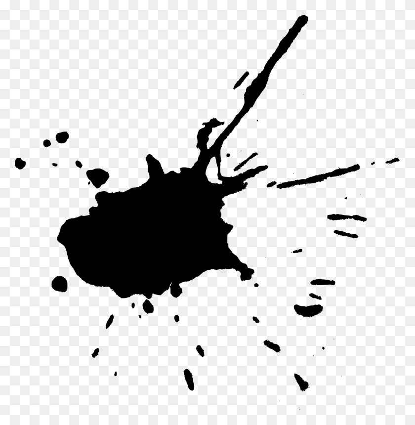 1400x1436 Paint Stain White Paint Stain, Stencil HD PNG Download
