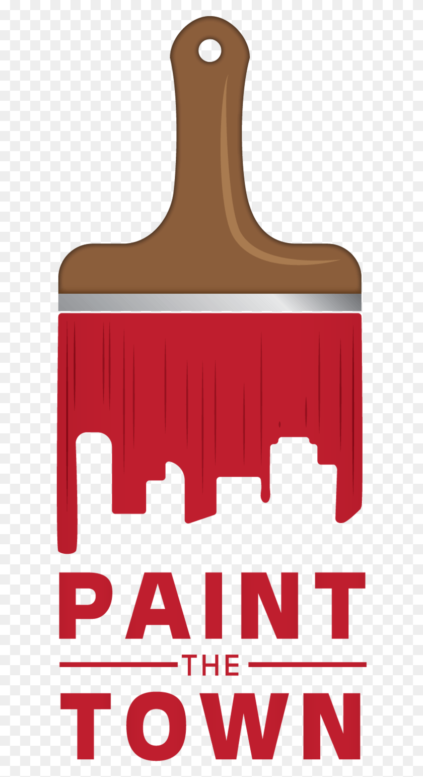 618x1482 Paint The Town Logo 01 Graphic Design, Beverage, Drink, Alcohol HD PNG Download