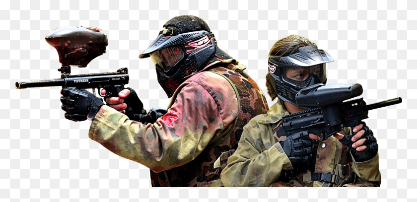 1023x456 Paintball Clipart Paintball, Helmet, Clothing, Apparel HD PNG Download