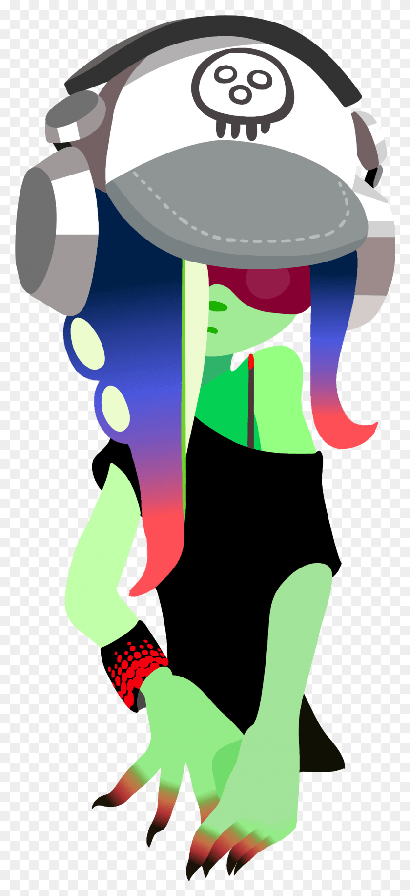 1139x2590 Paintbrush Vector Splatoon Transparent Splatoon 2 Octo Expansion, Graphics, Outdoors HD PNG Download