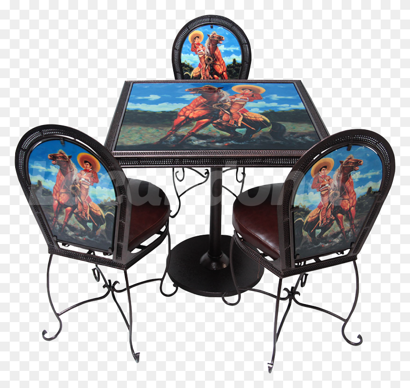 3552x3349 Painted Blacksmith39s Table Coffee Table, Arcade Game Machine, Chair, Furniture HD PNG Download