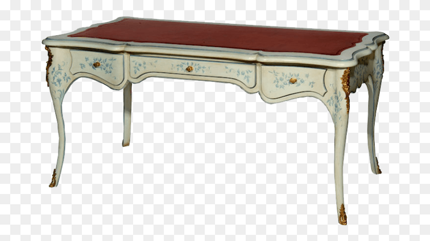 683x412 Painted Dressing Table For Robert Couturier Coffee Table, Furniture, Desk, Gun HD PNG Download