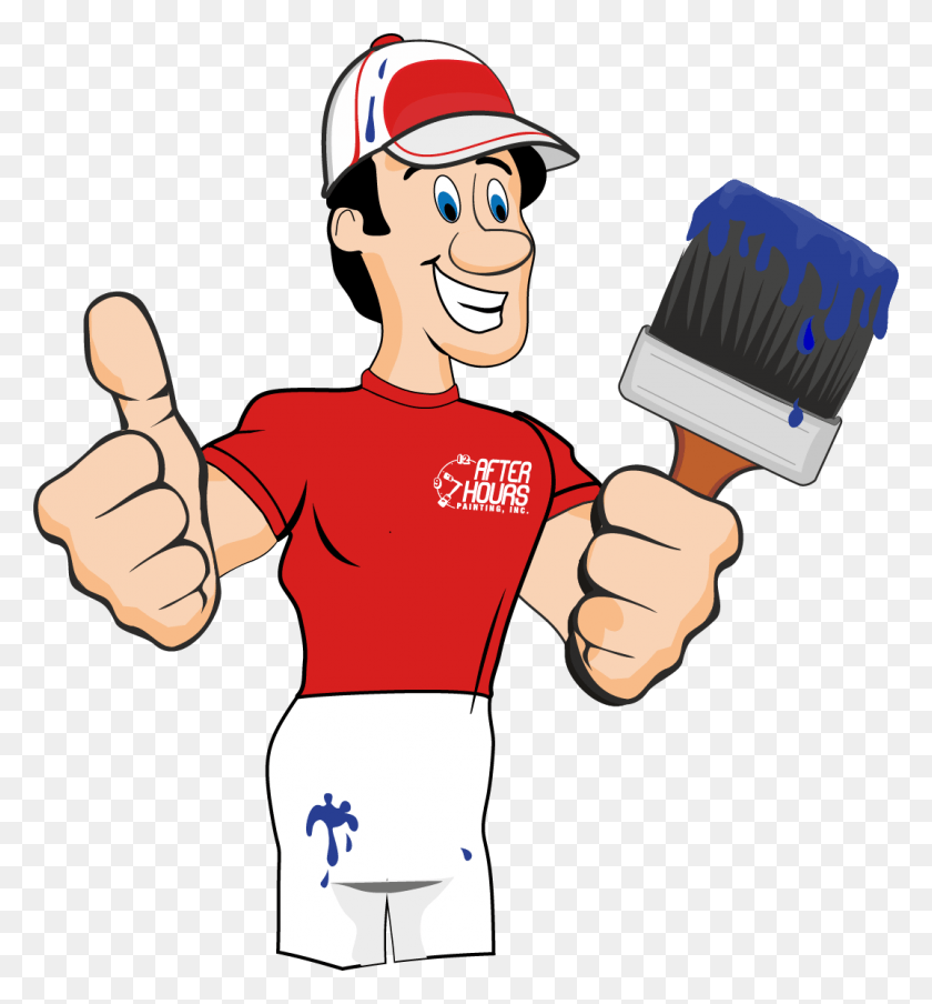 1072x1161 Painter Cleaning Amp Services Clipart, Person, Human, Hand HD PNG Download