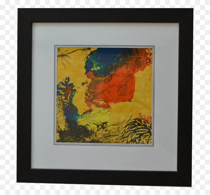 711x721 Painting 35x35x2 Cm 2017 By Jacky Duvigneau Picture Frame, Canvas, Modern Art HD PNG Download
