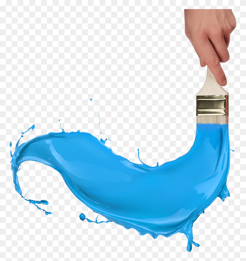 776x830 Painting Images Transparent Free Blue Paint Splash Gif, Person, Human, Mammal HD PNG Download