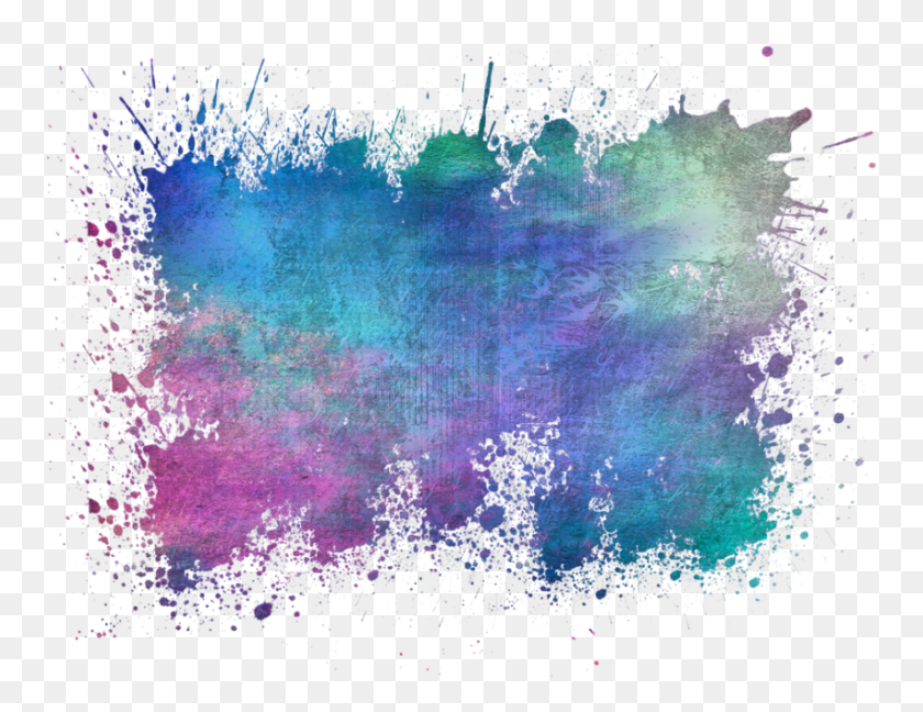 850x641 Paintsplatter Splatter Paint Splatters Splattereffects Blue Spray Paint, Canvas, Texture HD PNG Download