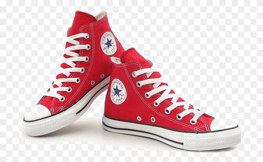 700x457 Пара Красных Converse, Туфли, Обувь, Одежда Hd Png Скачать