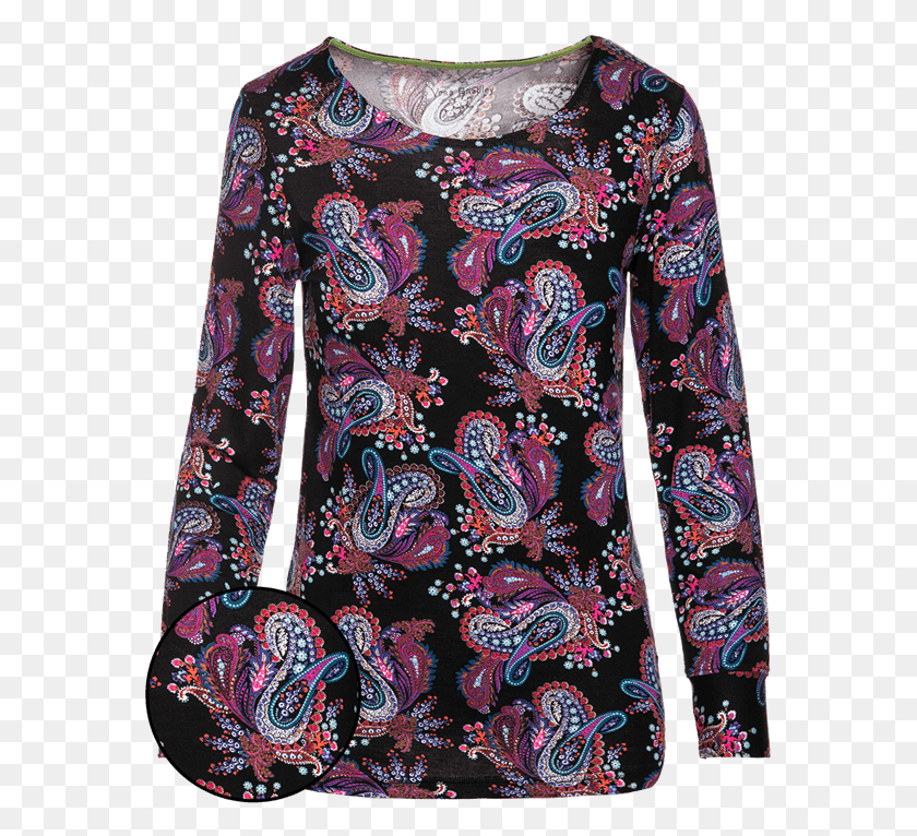 575x706 Paisley, Pattern, Blouse, Clothing HD PNG Download