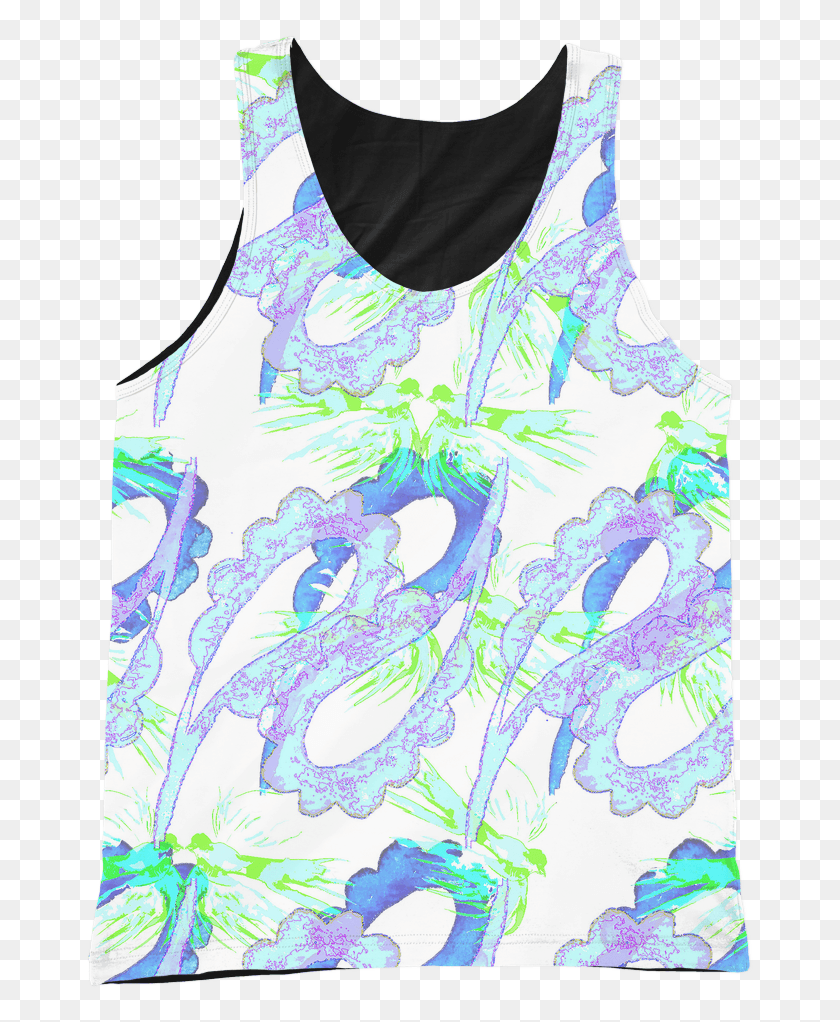 674x962 Paisley In Heaven Active Tank, Clothing, Apparel, Tank Top HD PNG Download