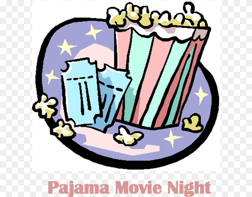 Pajama And Movie Day, Food, Popcorn, Head, Person Clipart PNG