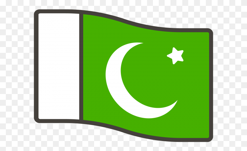 611x454 Pakistan Flag Emoji Sign, Symbol, Text, Logo HD PNG Download