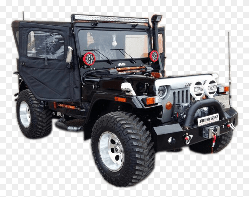 889x688 Descargar Png Pal Jeeps Modified Dabwali Mandi Jeep, Coche, Vehículo, Transporte Hd Png