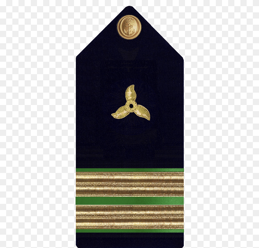 353x803 Pala De Capitn De Mquinas De La Armada Navy, Badge, Logo, Symbol, Gold PNG