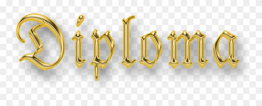 820x294 La Palabra Diploma Caligrafía, Texto, Oro, Emblema Hd Png