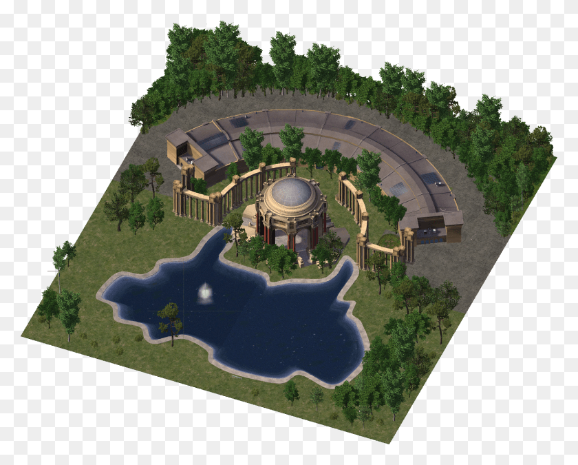 1503x1186 Palace Of Fine Arts Palace Of Fine Arts Simcity, Building, Castle, Architecture HD PNG Download