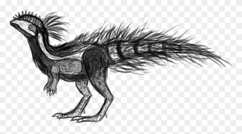 1078x565 Paleoart Dilophosaurus Is Good Http Sketch, Gray, World Of Warcraft HD PNG Download