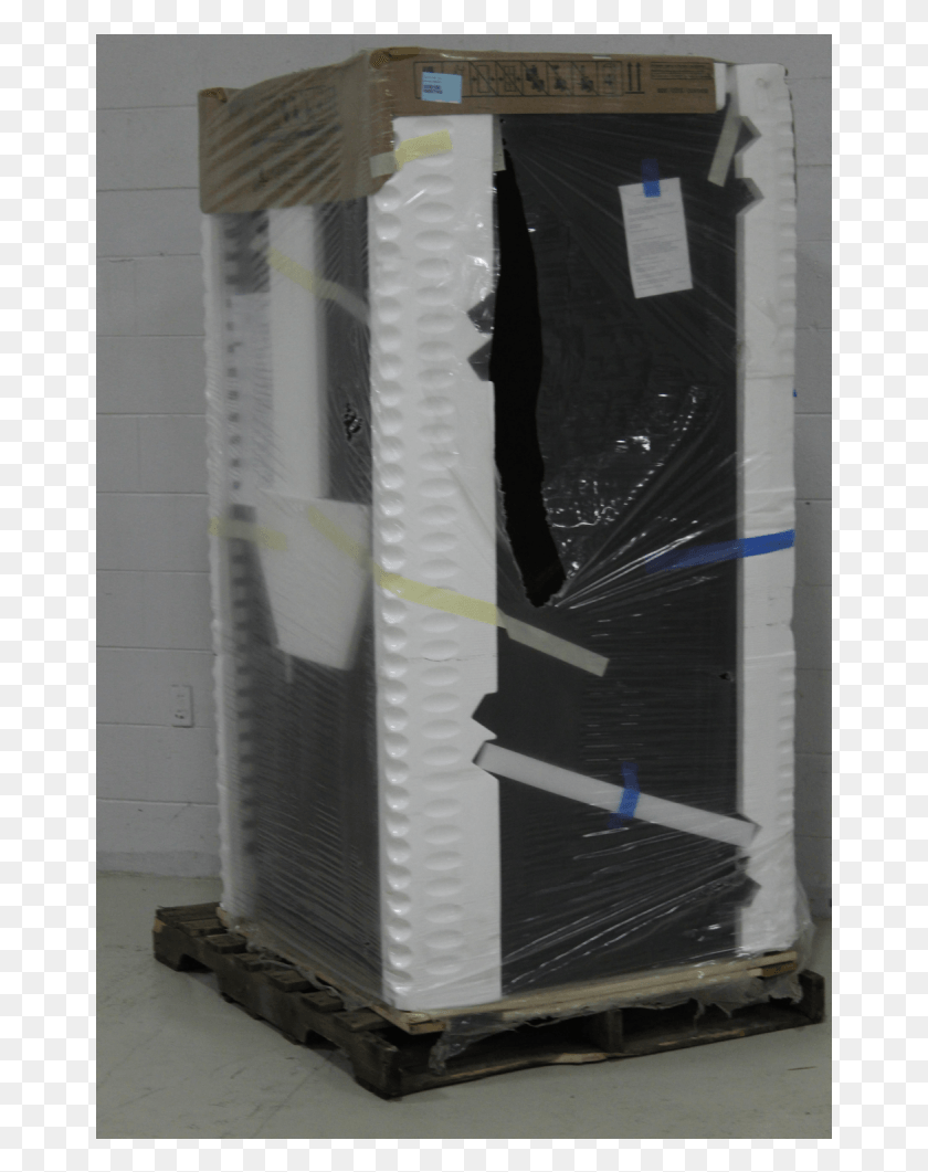 667x1001 Pallet 1 Pcs Refrigerators New Damaged Box Whirlpool Machine, Appliance, Rotor, Coil HD PNG Download