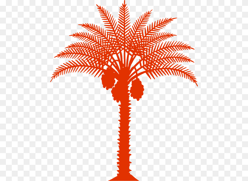 500x615 Palm, Maroon, Logo Sticker PNG