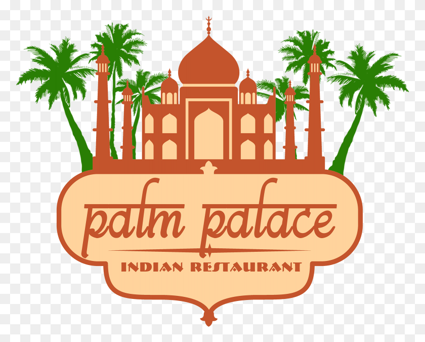 2339x1845 Palm Palace Indian Restaurant Restaurant Logo India Transparent, Outdoors, Plant, Building HD PNG Download
