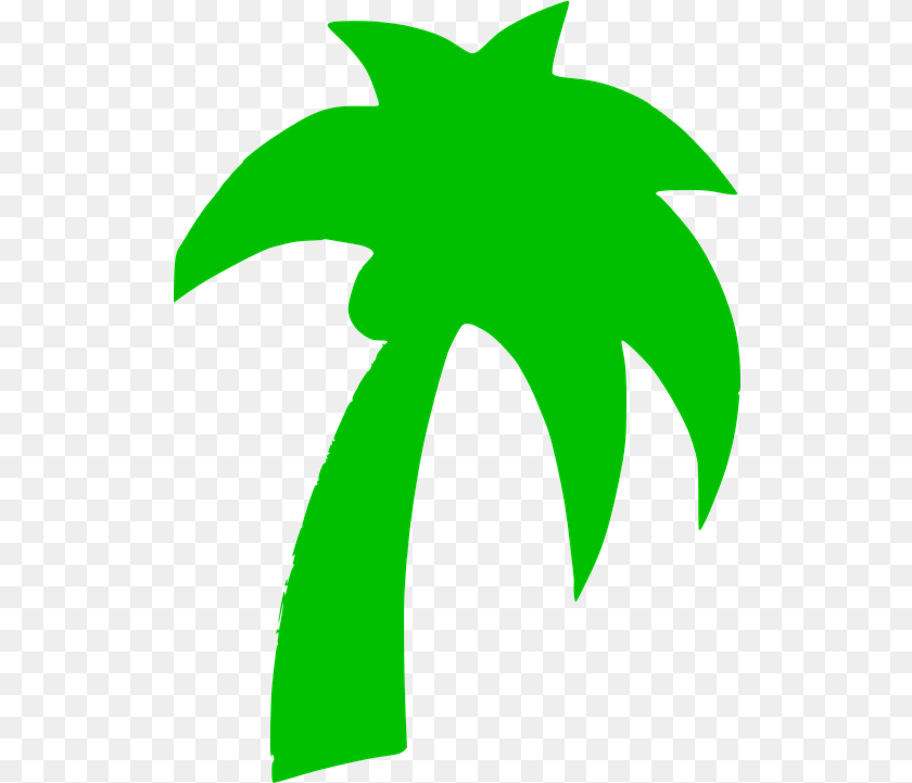 523x721 Palm Tree Silhouette Vector Graphic On Pixabay Palm Trees, Green, Leaf, Plant, Logo PNG