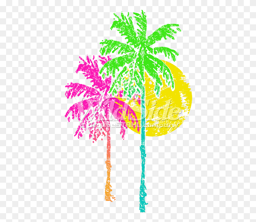 423x669 Palm Trees In The Sun Illustration, Graphics, Plant HD PNG Download