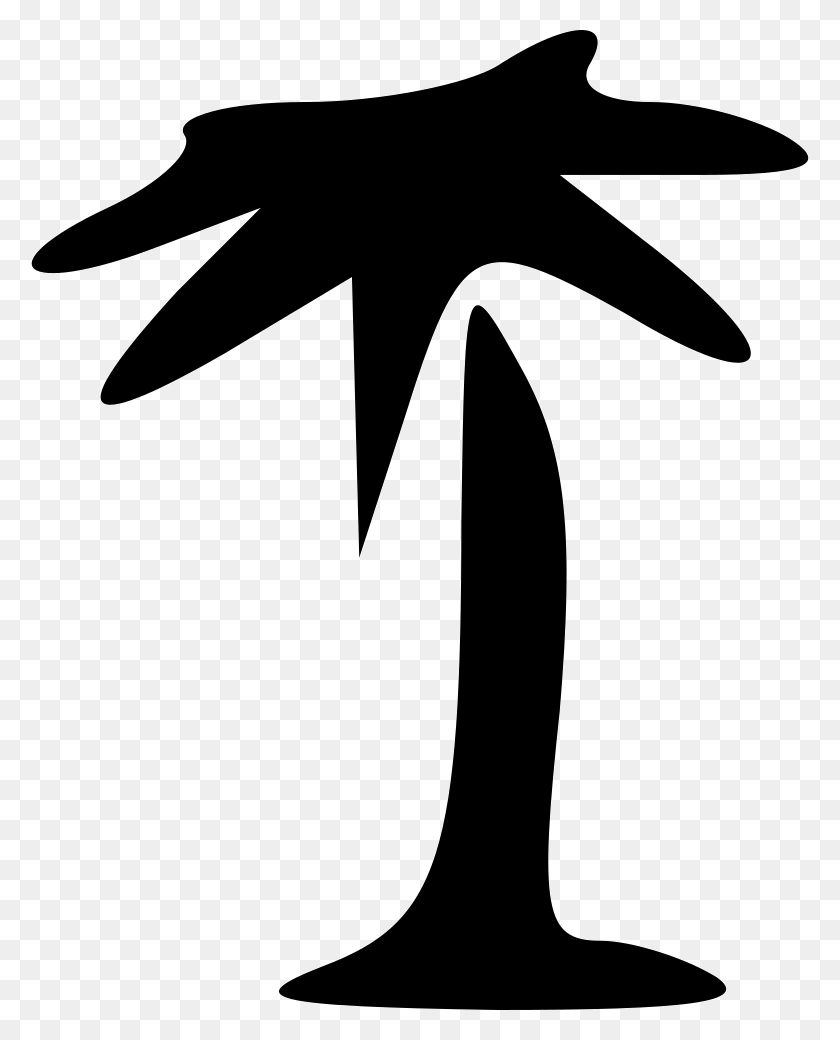 778x980 Palmtree Comments, Axe, Tool, Stencil HD PNG Download