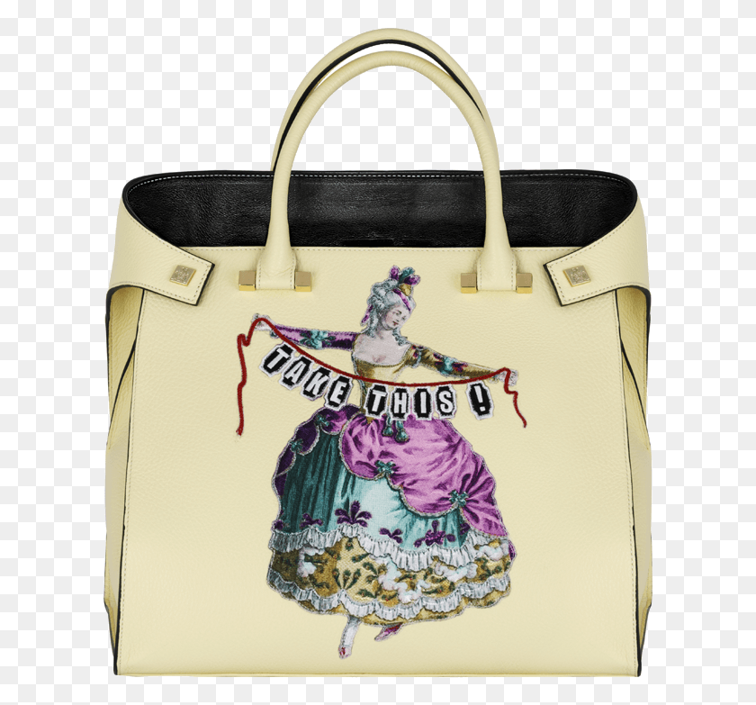 611x723 Paloma Bag Lady Embroidery Birkin Bag, Handbag, Accessories, Accessory HD PNG Download