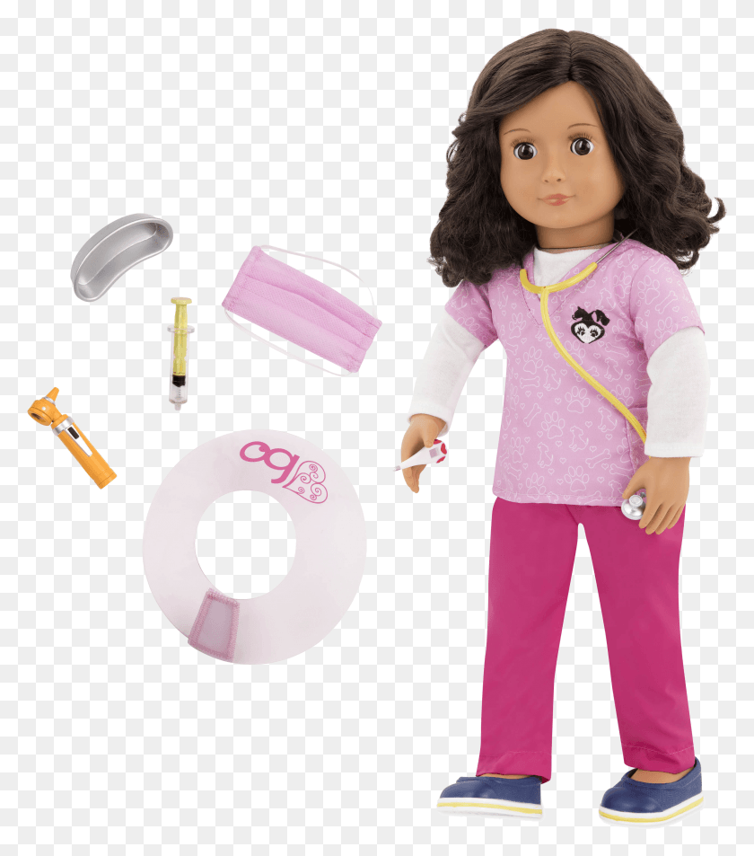 2510x2874 Paloma Vet Doll Our Generation Vet Doll, Toy, Person, Human HD PNG Download
