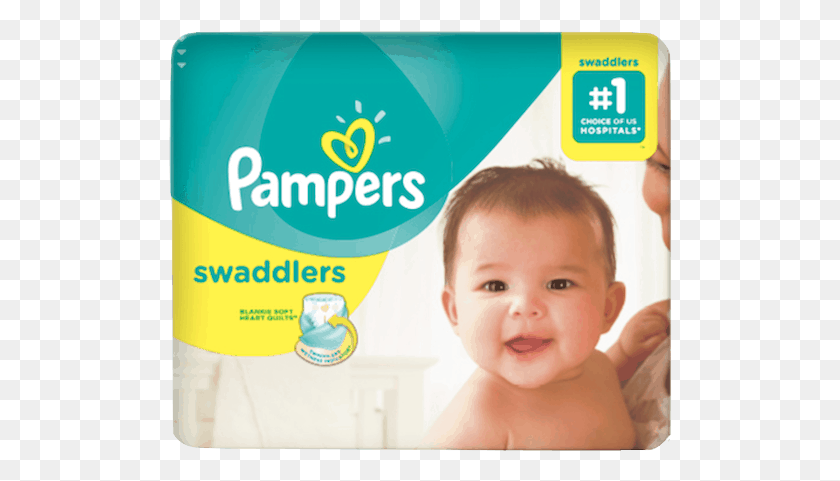 504x421 Pampers Swaddlers Size, Person, Human, Flyer HD PNG Download