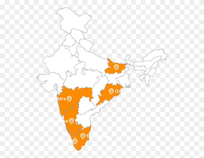 540x589 Pan India Location Of Indian Space Research Centres, Map, Diagram, Plot HD PNG Download