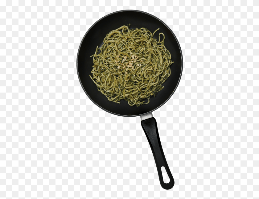 348x585 Pan With Spaghetti And Pesto Hot Dry Noodles, Pasta, Food, Pineapple HD PNG Download