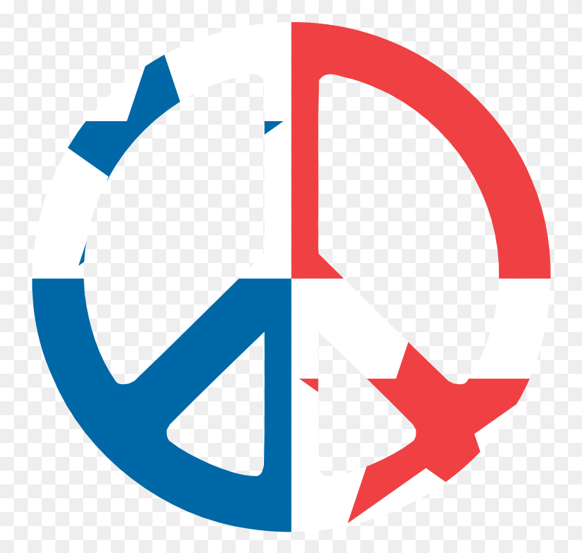 750x739 Panama Peace Symbol Flag 3 Twee Peacesymbol Flag, Symbol, Logo, Trademark HD PNG Download