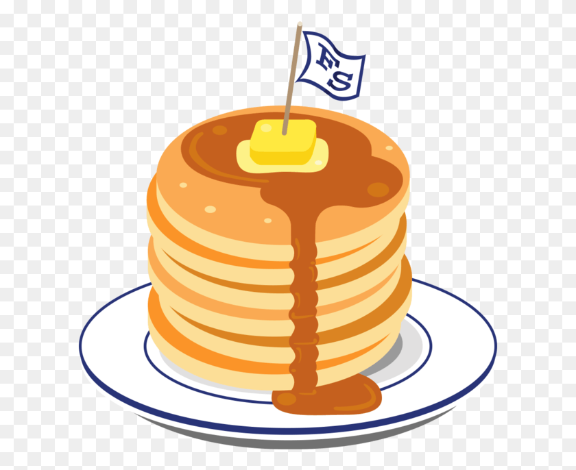 613x626 Pancake Clipart Full Stack Birthday Cake, Bread, Food, Cake HD PNG Download