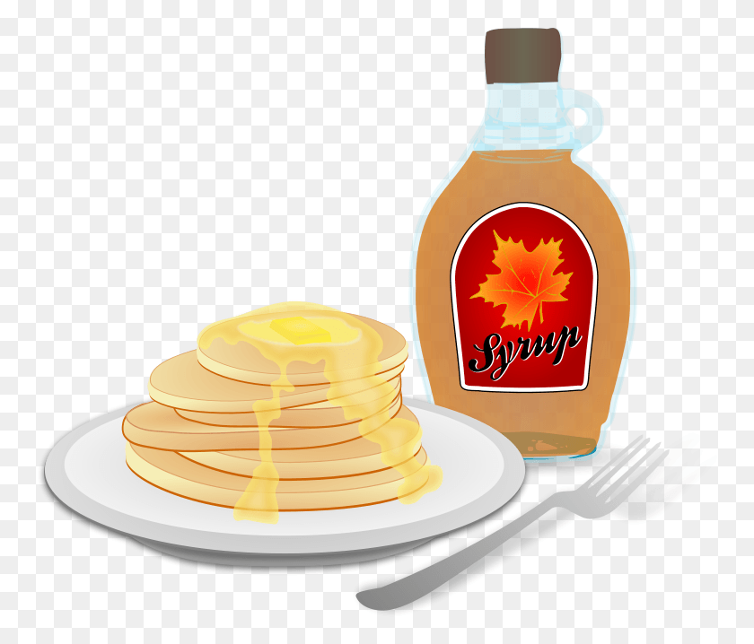 758x658 Pancakes Pancakes And Syrup Clipart, Bread, Food, Pancake HD PNG Download