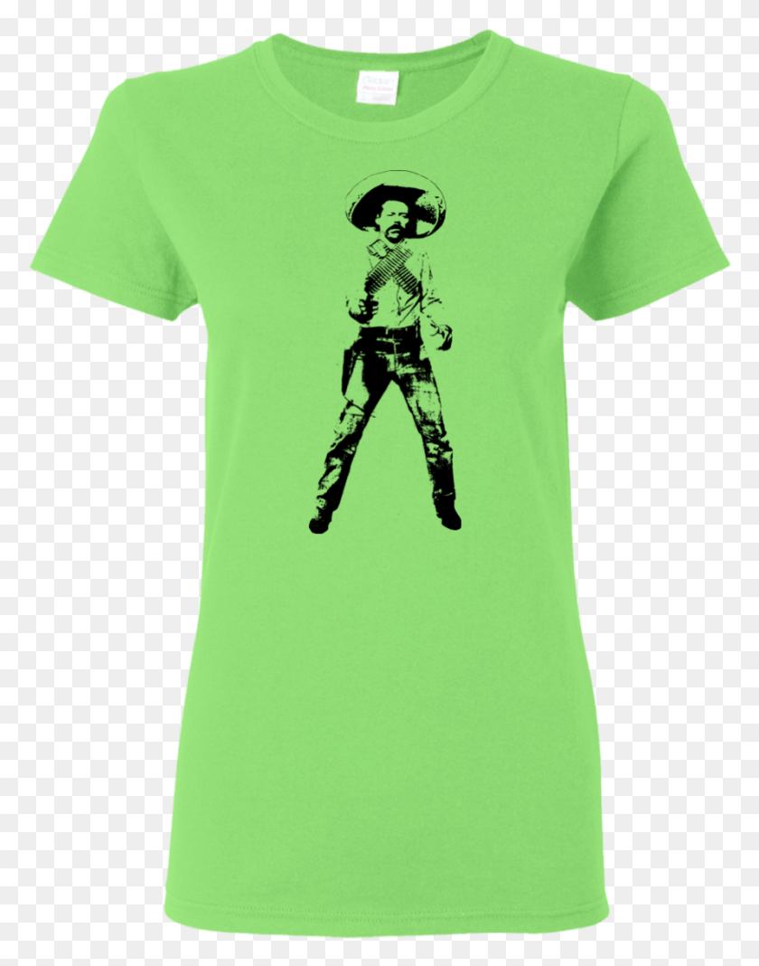 888x1148 Pancho Villa Ladies39 Cotton T Shirt T Shirt, Clothing, Apparel, T-shirt HD PNG Download