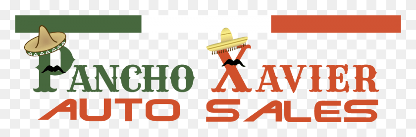 1040x290 Pancho Xavier Auto Sales Graphic Design, Text, Clothing, Apparel HD PNG Download