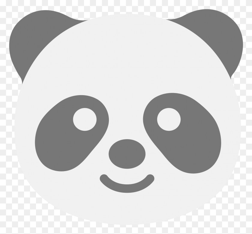 1991x1845 Descargar Png Panda Emoji Clip Art Panda Face, Almohada, Cojín, Disco Hd Png