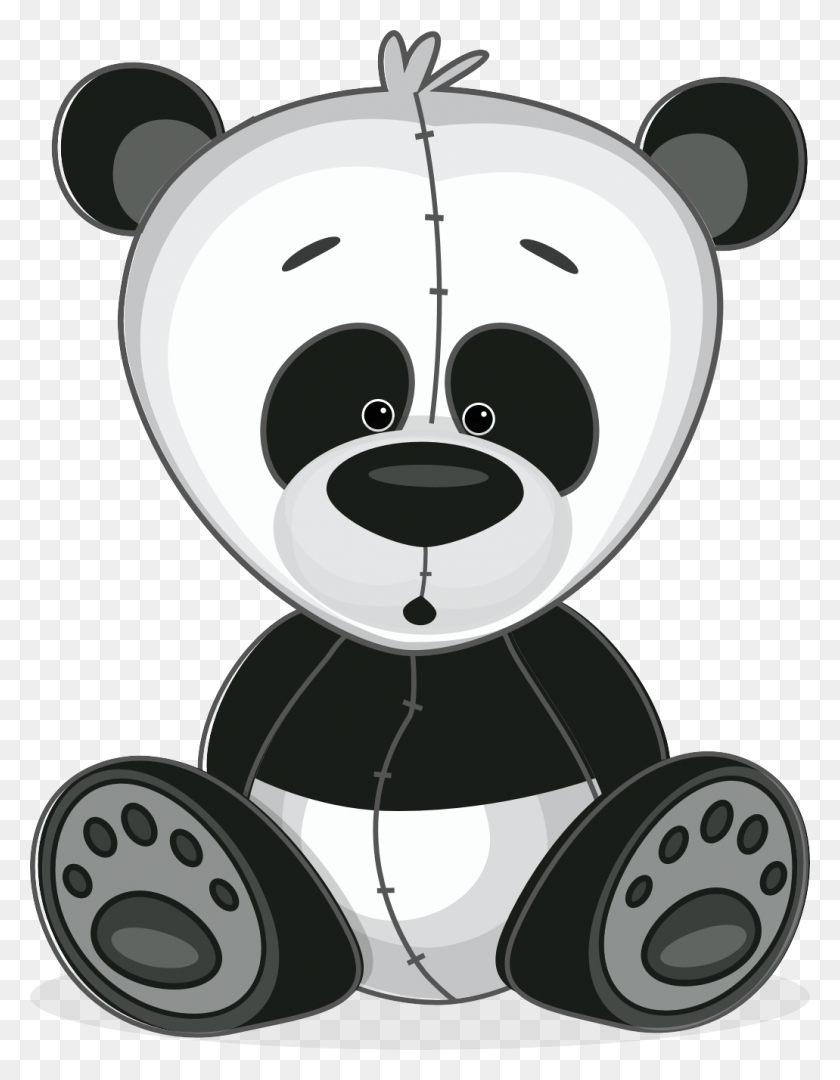 1031x1349 Descargar Png / Panda De Dibujos Animados Png
